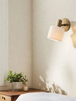 Load image into Gallery viewer, Cerova Porcelain Wall Sconce - Minimal Round Flush Mount Ceramic Light