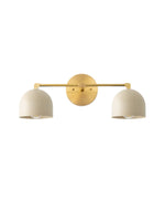 Load image into Gallery viewer, Metio Dome Vanity Wall Light – Mid-Century Fixture for Bathroom