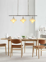 Load image into Gallery viewer, Art Deco Star Linear Pendant Light - Elegant Lighting for Kitchen Island - Astris Cassiopeia
