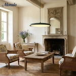 Charger l'image dans la visionneuse de galerie, Suspension LED Astris – Design mince en forme de disque Éclairage contemporain pour espaces de vie