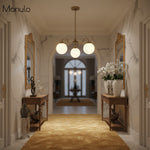 Load image into Gallery viewer, Glorica Glass Modern Decorative Glass Globe Chandelier – Modern Ceiling Light Fixture for Dining Rooms & Living Spaces