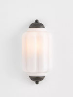 Load image into Gallery viewer, Vintage Milk Glass Flush Eloise Wall Sconce for Bedside Hallway