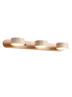 Load image into Gallery viewer, Travira Travertine Duo Sconce – Adjustable Natural Stone Wall Light for Bedroom Hallaway