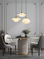 Load image into Gallery viewer, Modern Milk Glass Pendant Light