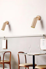 Load image into Gallery viewer, Cylindrical Travertine Wall Light