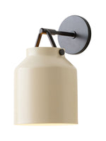Load image into Gallery viewer, Hanton Minimal Cylinder Henry Wall Sconce - Morandi Glass and Metal Accent