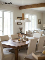 Load image into Gallery viewer, Medieval Log Style Vintage Glass Chandelier