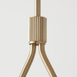 Cargar imagen en el visor de la Galería, Lámpara de araña Diora con pantalla de lino: lámpara de comedor e isla de 2 o 4 luces