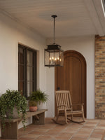 Load image into Gallery viewer, Yolvira Modern Outdoor Pendant Light – Porch Hanging Lantern Design