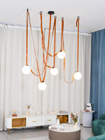 Load image into Gallery viewer, Modular Pendant Light with Sculptural Belt-Style Design