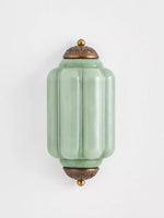 Load image into Gallery viewer, Vintage Milk Glass Flush Eloise Wall Sconce for Bedside Hallway