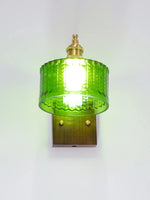 Bild in Gallery-Viewer laden, Ripple Glas-Wandleuchte – Vintage-Stil Nachttisch-Akzentlicht für Schlafzimmer