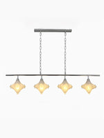 Load image into Gallery viewer, Art Deco Star Linear Pendant Light - Elegant Lighting for Kitchen Island - Astris Cassiopeia