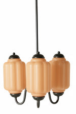 Load image into Gallery viewer, Eloise Vintage Inspired Scalloped Milk Glass Pendant - Modern Accent Light for Kitchen and Bedroom