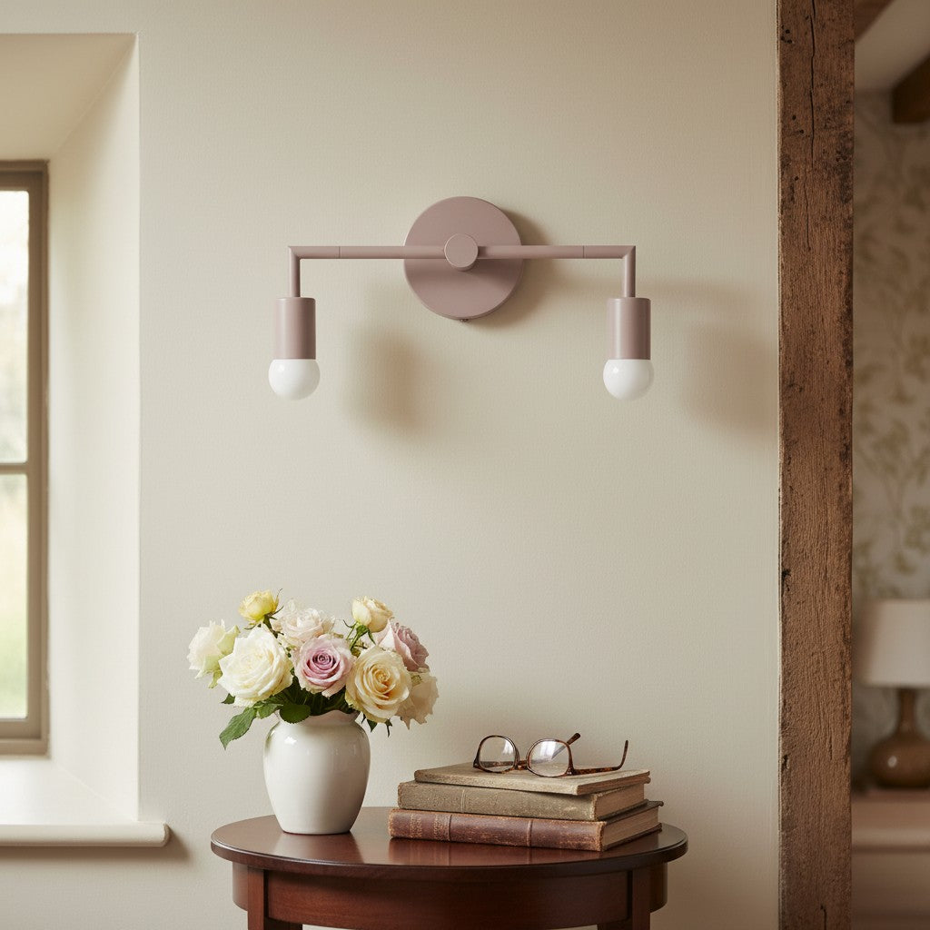 Mobilux Line Modern Colorful Double Wall Sconce for Bedroom, Bathroom and Living Room