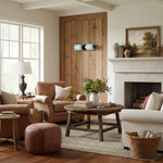 Cargar imagen en el visor de la Galería, Aplique de pared Eloise vintage de vidrio lechoso festoneado: iluminación de acento moderna para baño y dormitorio