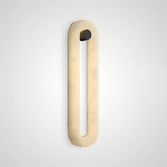 Load image into Gallery viewer, Alabaster Loop Wall Light