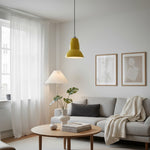 Load image into Gallery viewer, Modryx Geometric Metal Pendant Light - Elegant Hanging Lamp for Dining Room