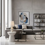 Bild in Gallery-Viewer laden, Ceruna Moderne Skulpturale Akzentlampe - Zeitgenössische Tischleuchte für Wohnzimmer und Schlafzimmer