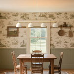 Load image into Gallery viewer, Farmhouse Linear Chandelier – Rustic Light Pendant for Dining & Kitchen