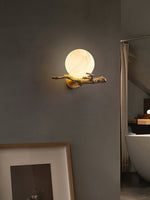 Bild in Gallery-Viewer laden, Retro Zweige Alabaster Wandleuchte