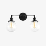 Charger l'image dans la visionneuse de galerie, Applique murale géométrique linéaire Lumio Globe – Luminaire moderne pour salle de bain, idéal pour les zones miroir et lavabo