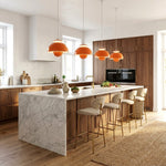 Load image into Gallery viewer, Orin Nordic sculptural metal flower pendant light, suitable for bedrooms, kitchens, and living rooms