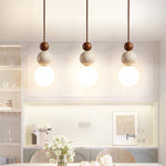 Load image into Gallery viewer, Modern Travertine Stone Globe Pendant Lamp M08