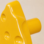 Load image into Gallery viewer, Cheese slice cabinet knob front detail