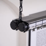 Load image into Gallery viewer, Artisan Glass Linearity Chandelier Iron Metal Glass Polished Silver Finish