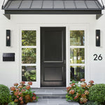 Load image into Gallery viewer, Ferrix Glass Outdoor Wall Light - Industrial Outdoor Porch Light