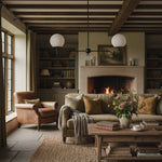 Charger l'image dans la visionneuse de galerie, Lustre globe en verre courbé Glorica – Luminaire moderne pour chambre