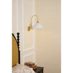 Load image into Gallery viewer, Contemporary Vintage Wall Sconce with Curved Structure for Bedroom Living Room and Hallway