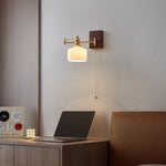 Bild in Gallery-Viewer laden, Glavora Keramische Wandlampe mit gebogenem Arm – Elegantes modernes Design für Schlafzimmer und Wohnzimmer