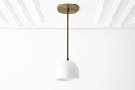 Load image into Gallery viewer, Farmhouse Pendant Light – Vanity Pendant Light With Colorful Dome Design