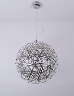 Load image into Gallery viewer, Silver Spark Ball Pendant Light