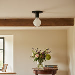 Bild in Gallery-Viewer laden, Glorica Glas Industrieller Metallrahmen Wandlampe – Minimalistische große Glühbirnen-Wandlampe für Wohnzimmer