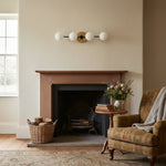 Load image into Gallery viewer, Glorica Glass Minimalist Metal Bar Vanity Light – Globe Wall Lamp for Dressing Room & Bathroom