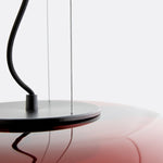 Load image into Gallery viewer, Clinco Modern Coloured Glass Mushroom Pendant Lamp – Stylish Ambient Lighting for Boutique & Residential Spaces