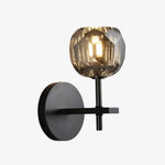 Load image into Gallery viewer, Lustrielle Clear Glass Cylindrical Wall Sconce – Modern Luxury Wall Light for Hallway