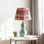Load image into Gallery viewer, Thalune Organic Gourd Ceramic Table Lamp - Japandi Style Lighting for Bedroom Nightstands