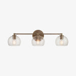 Charger l'image dans la visionneuse de galerie, Auruca Globe Wall Light Bellflower Inspired Shape - Minimalist Metal Glass Sconce for Living Room