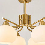 Bild in Gallery-Viewer laden, Gold chandelier center structure and arm junction detail