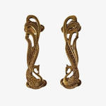 Cargar imagen en el visor de la Galería, Handcrafted Brass Animal Door Handles 14