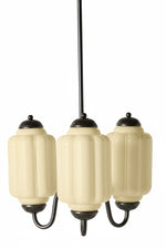 Load image into Gallery viewer, Eloise Vintage Inspired Scalloped Milk Glass Pendant - Modern Accent Light for Kitchen and Bedroom