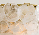 Load image into Gallery viewer, Sevra Modern Glass Disc Wall Lamp – Sleek Wall Mounted Accent Light for Home Interiors