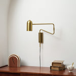 Load image into Gallery viewer, Adjustable Arm Plug In Wall Lamp