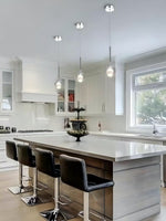 Load image into Gallery viewer, Moon Clear Glass Ball Pendant Light