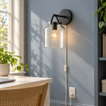 Bild in Gallery-Viewer laden, Hanton Modern Minimalist Nordic Plug-In Wall Sconce for Bathroom and Hallway