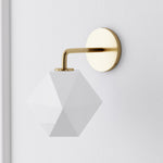 Load image into Gallery viewer, Talvior Faceted Glass Wall Sconce – Modern Style Bathroom or Hallway Accent Light